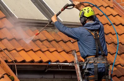 Démoussage et hydrofuge de toiture à Vacquières