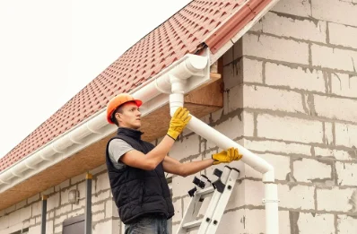 Pose et remplacement de gouttières à Vacquières